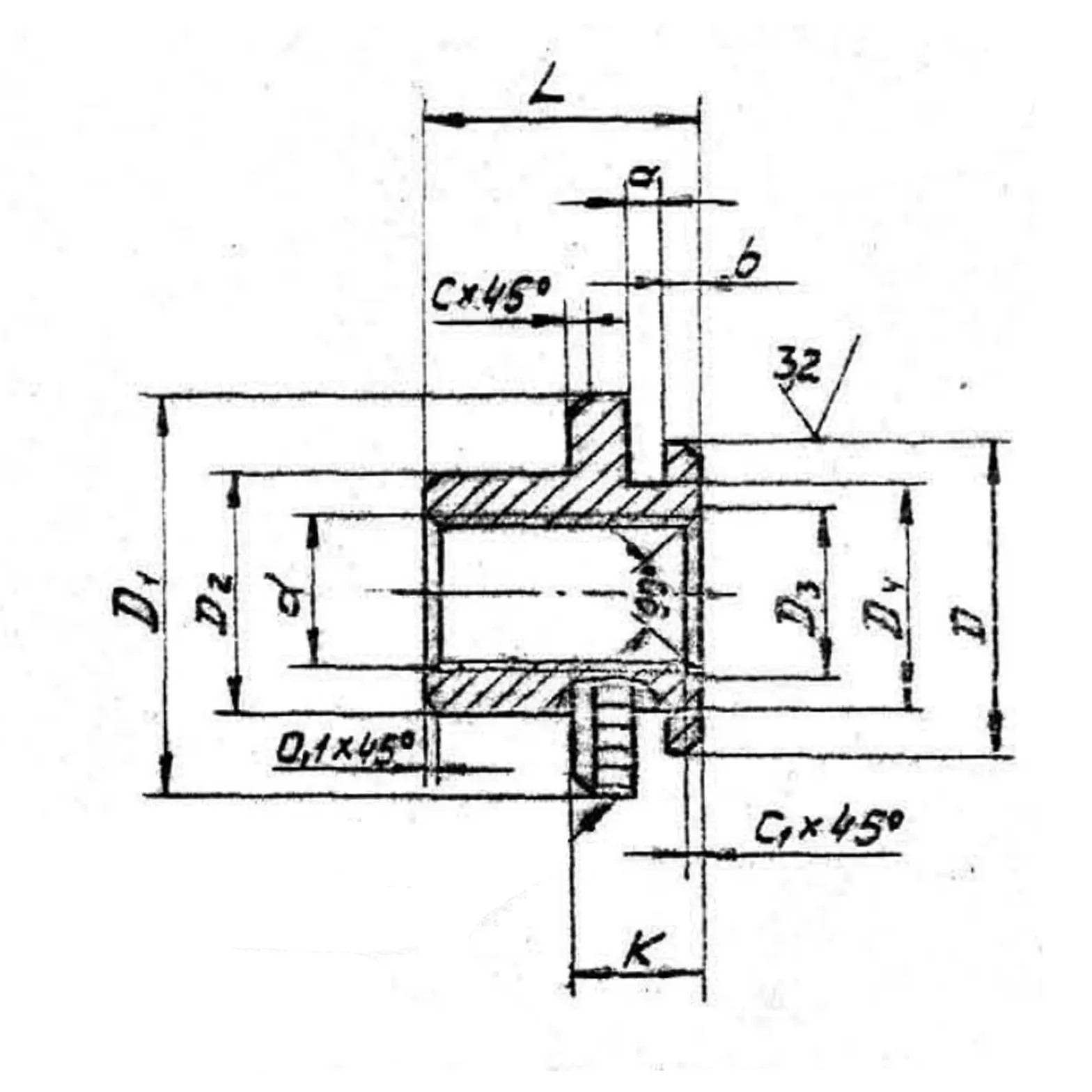 Гайка запрессовываемая ОСТ 4Г 0.893.014-81