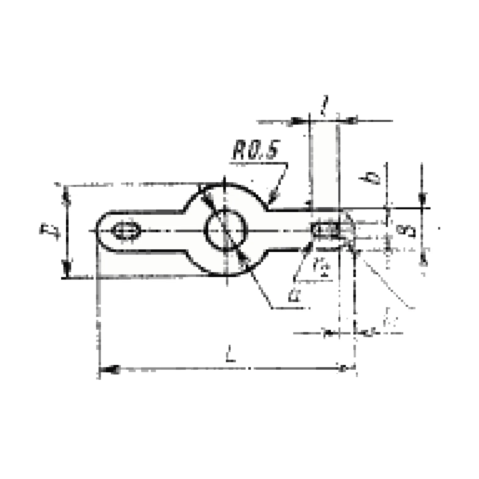 Лепесток двусторонний ГОСТ 22375-77