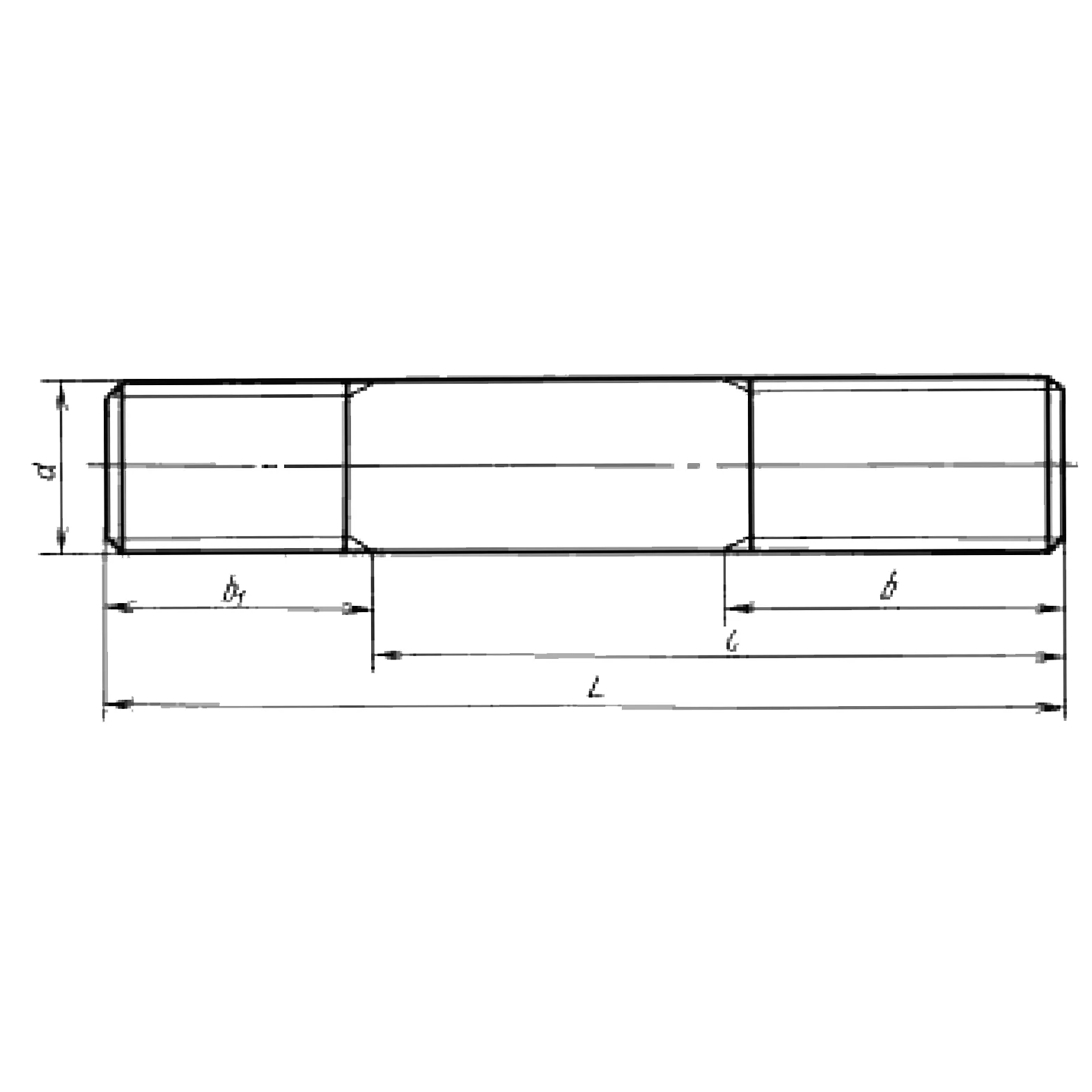 Шпилька для фланцевых соединений ГОСТ 9066-75