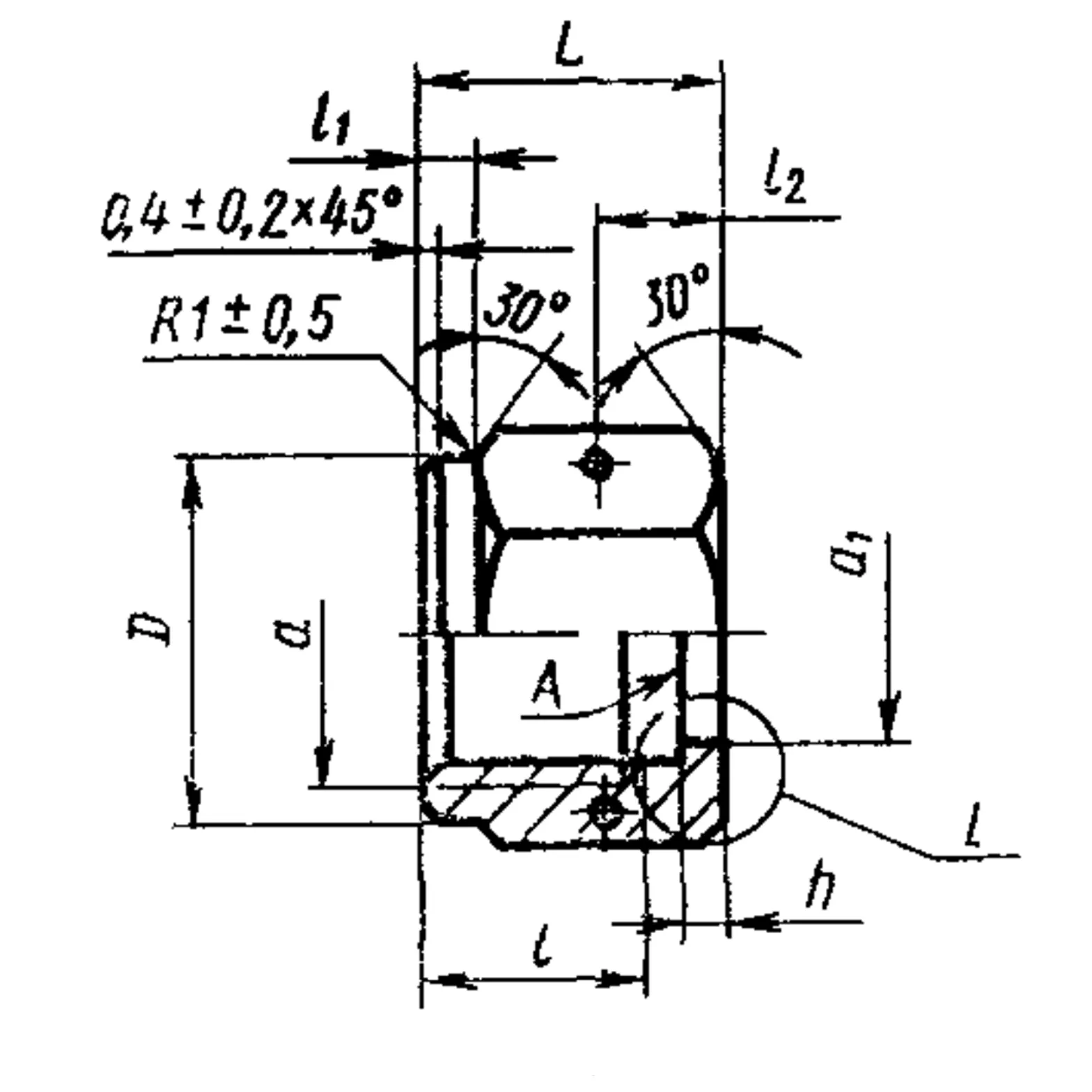 Гайка накидная для соединения трубопроводов по наружному конусу ГОСТ 13957-74
