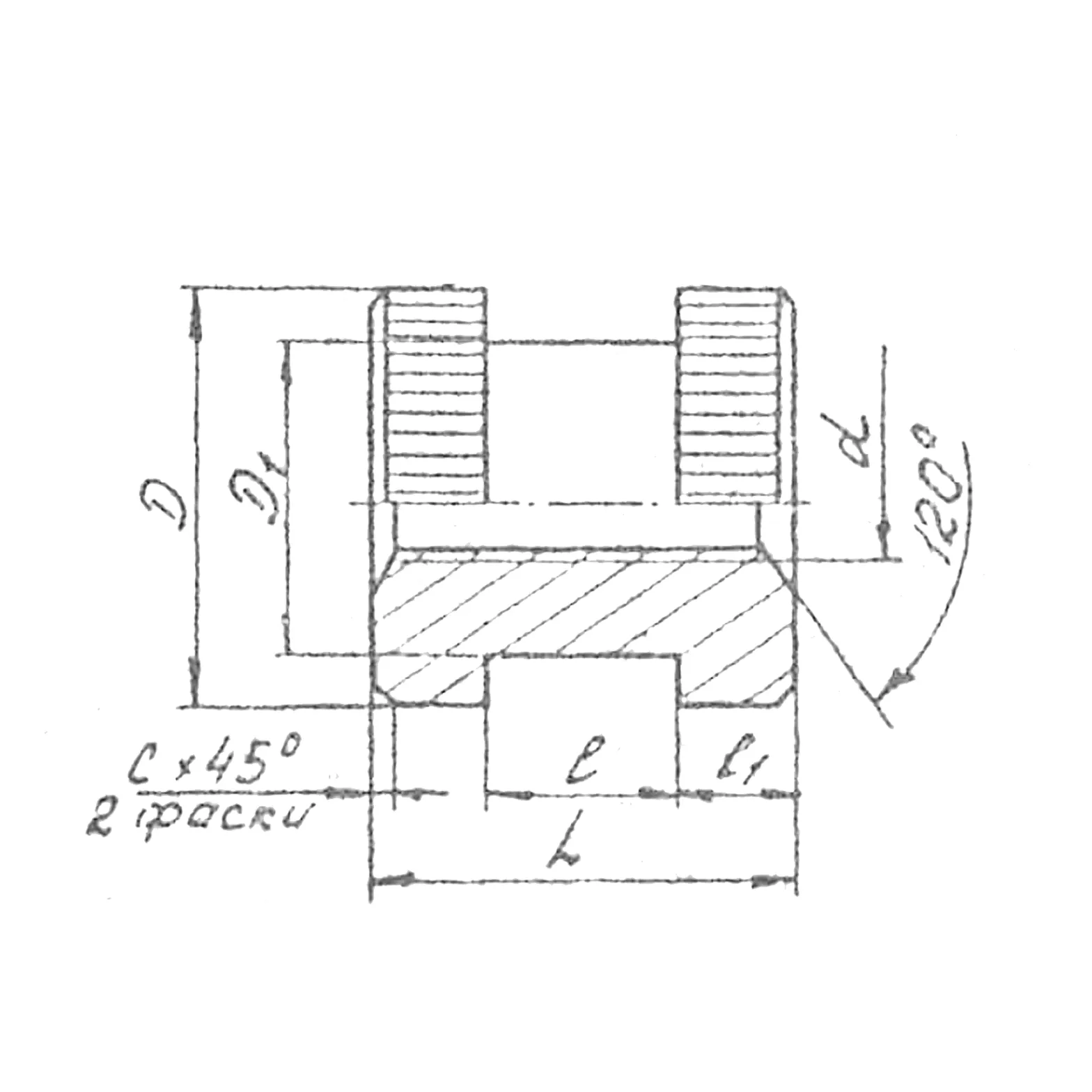 Втулки резьбовые по ОСТ 92-8952-78