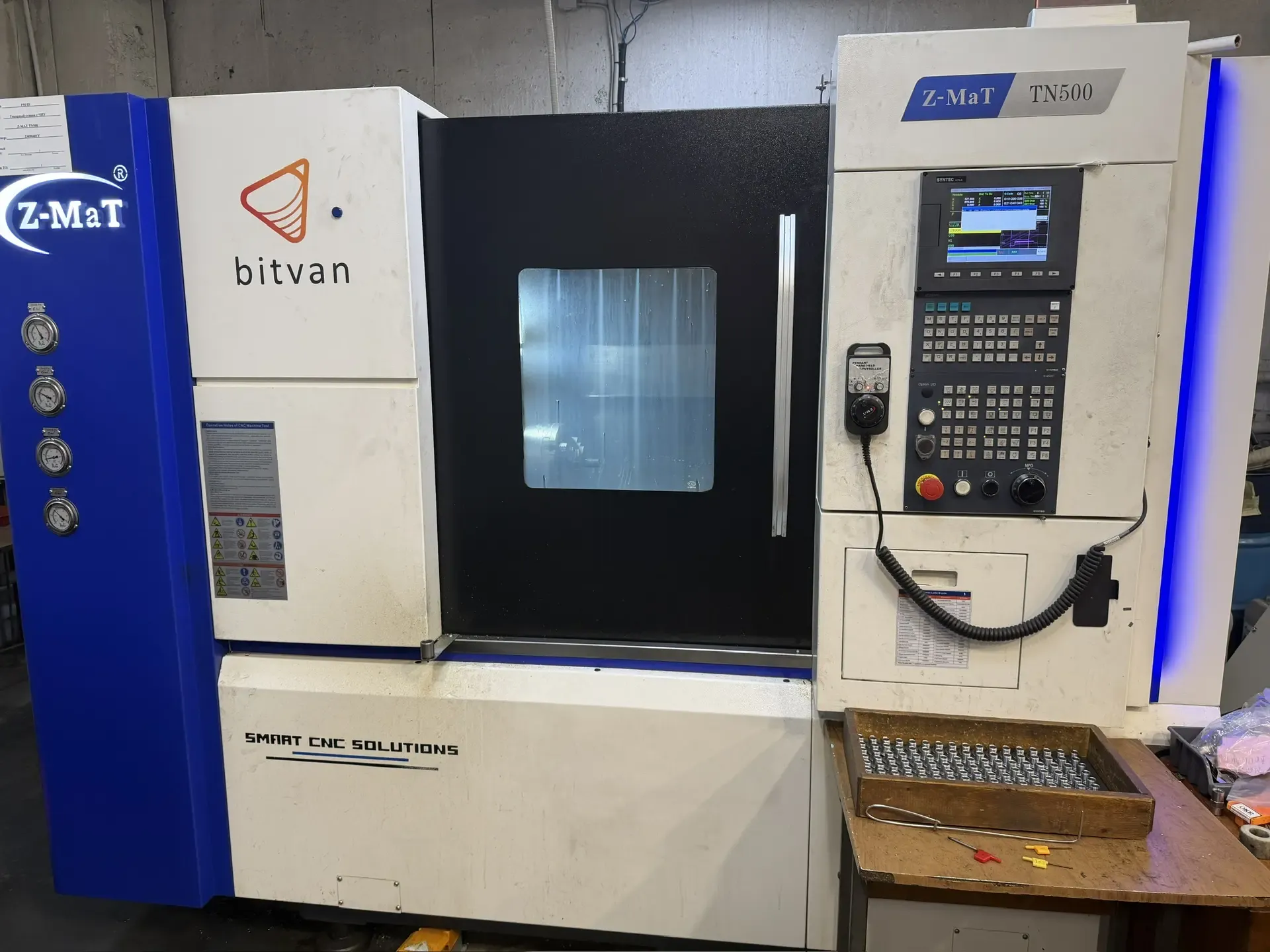 Изображение 1 - Токарный станок с ЧПУ TN500